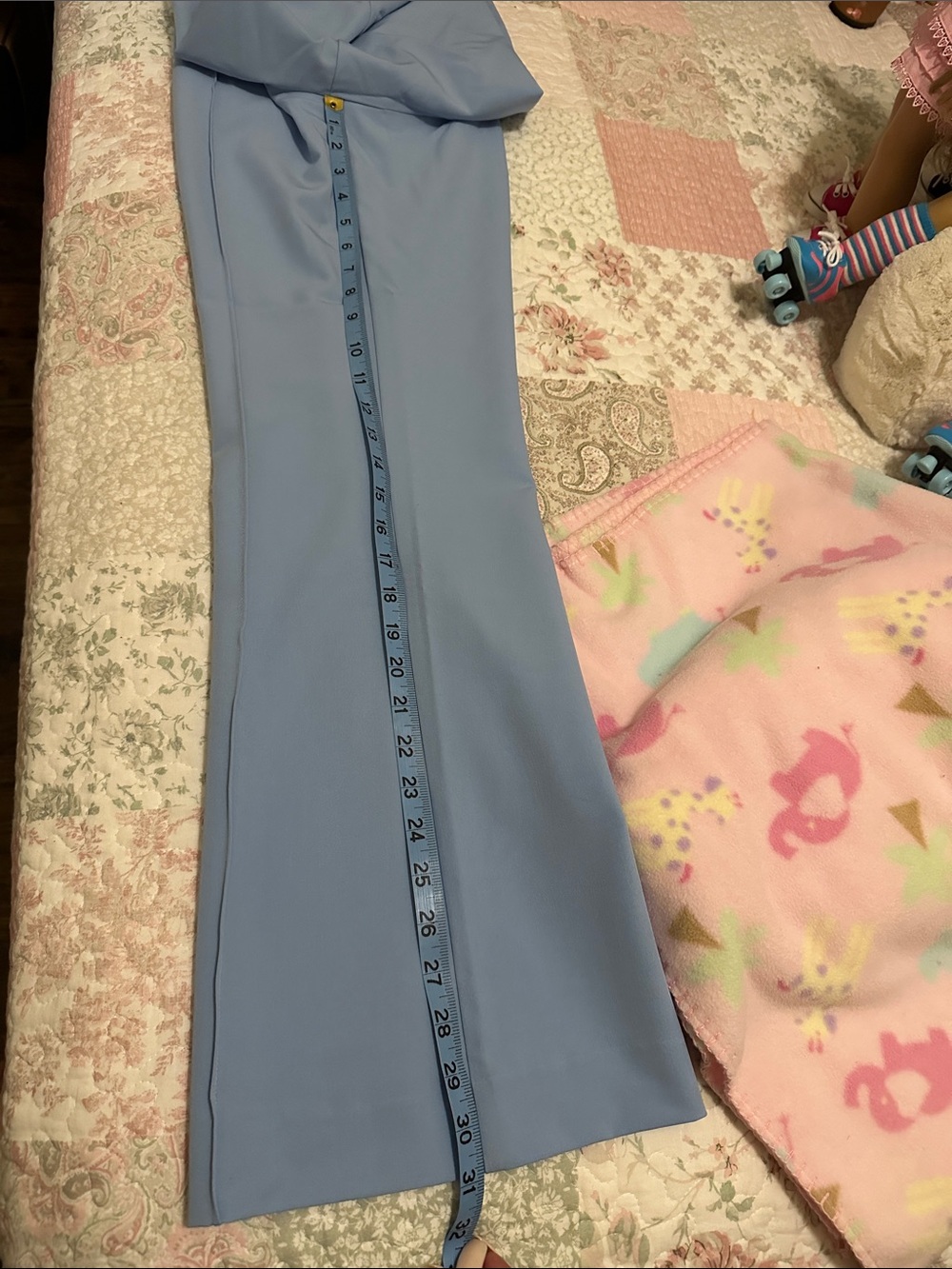 Worthington Blue Wide-Leg Trousers size 6 - Picture 7 of 7